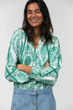 VeroLL Skjorte, Light Green, XL