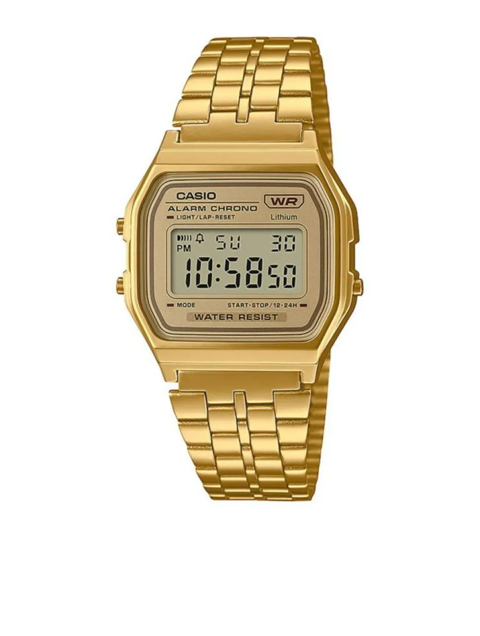 Vintage A158WETG-9AEF Digitalur, Gold, 34 mm
