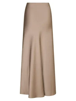 Viso Heavy Sateen Bedaz Nederdel, Dark Taupe, 42