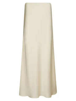 Viso Heavy Sateen Nederdel, Pearl, 42