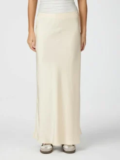 Viso Heavy Sateen Nederdel, Pearl, 42