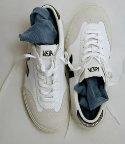 Volley Sneakers, White-Black, 39