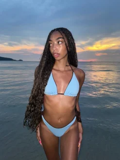 Waverly Bikinitrusser, Brown/Blue, 40-42