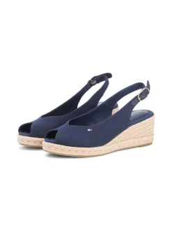 Wedge Espadrilles Sandaler, Space Blue, 39