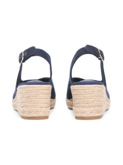 Wedge Espadrilles Sandaler, Space Blue, 39