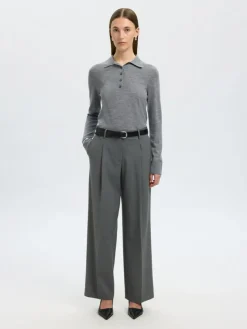 Wide Rita Bukser, Medium Grey Melange, 40/L32