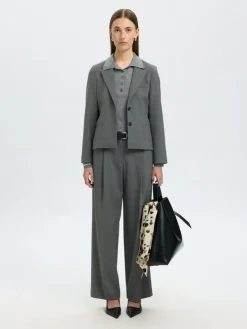 Wide Rita Bukser, Medium Grey Melange, 40/L32