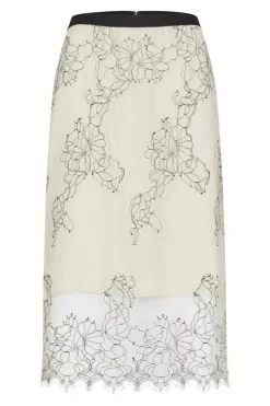 Wila Lace Nederdel, Tofu, XL