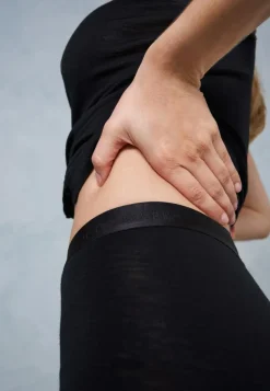 Wool Indershorts, Black, XL