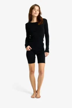 Wool Langærmet T-Shirt, Black, M