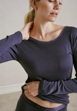 Wool Langærmet T-Shirt, Grey, XXL