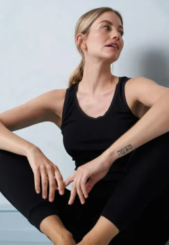 Wool Leggings, Black, L