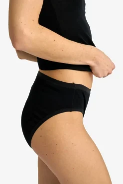 Wool Tai Brief, Black, XXL