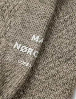 Woolen Bubble Strømper, Silver Birch Melange, One Size