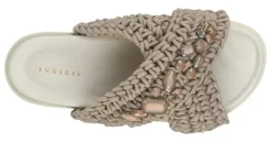 Woven Stone Sandaler, Taupe, 37