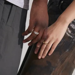 Wrenley Recycled Ring, Gold Plated