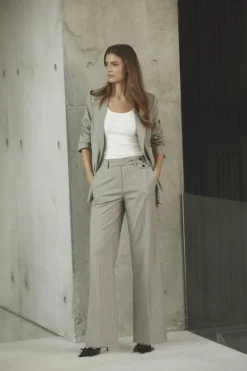 WuinCC Pin Fitted Blazer, Mink, L