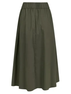 Yara Poplin Nederdel, Army, 36