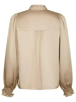Zamola Bluse, Dark Sand, 38
