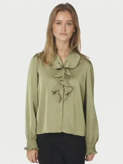 Zamola Bluse, Dusty Army, 40