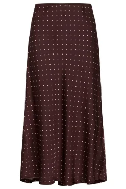 ZaniaIW Nederdel, Brown Bordeaux Small Dot, 44