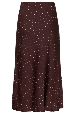 ZaniaIW Nederdel, Brown Bordeaux Small Dot, 44