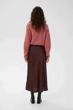 ZaniaIW Nederdel, Brown Bordeaux Small Dot, 44