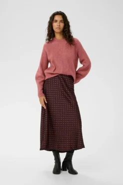 ZaniaIW Nederdel, Brown Bordeaux Small Dot, 44