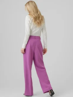 Zelda Højtaljede Bukser, Radiant Orchid, 42/L32