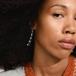 Zenaia Perle Øreringe, Silver Plated