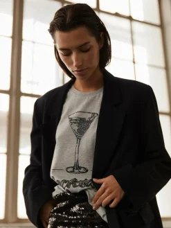 ZenaSW T-shirt, Grey Melange, M