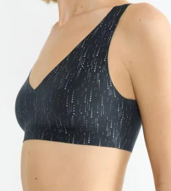 Zero Feel 2.0 Festive Bralette, Black Combination, M
