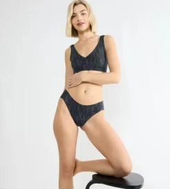 Zero Feel 2.0 Festive High leg Trusser, Black Combination, S