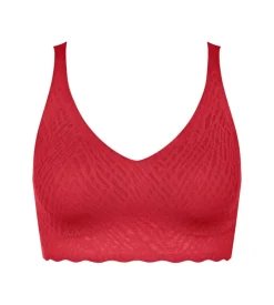 Zero Feel Bliss Festive Bralette, Shanghai Red, M