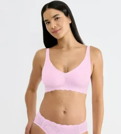 Zero Feel Bliss Soft BH, Floral Pink, M