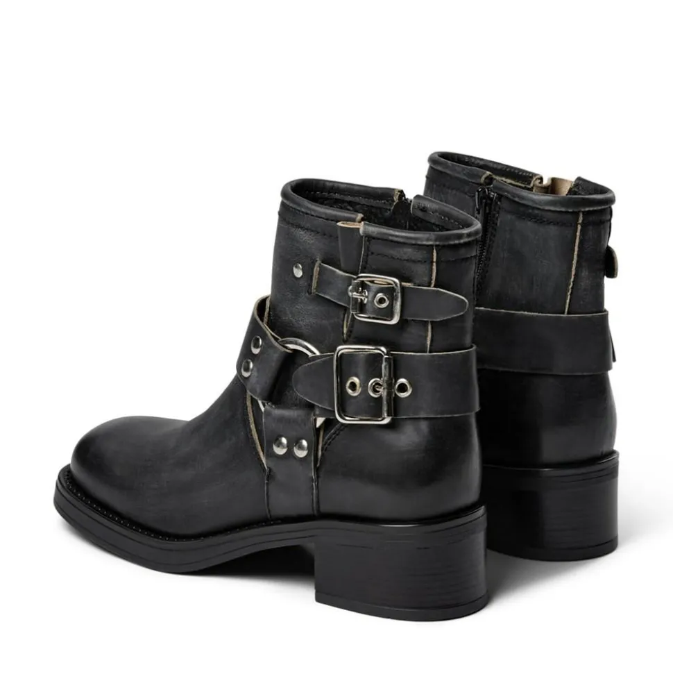 Zevil Vintage Støvler, Black Matte, 39