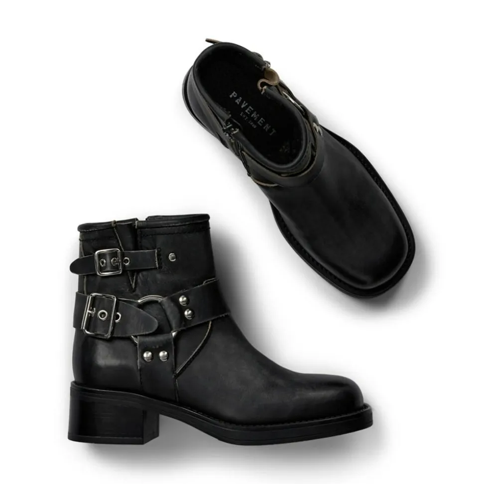 Zevil Vintage Støvler, Black Matte, 39