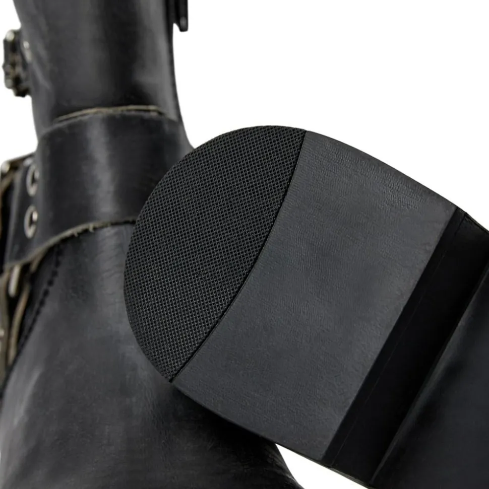 Zevil Vintage Støvler, Black Matte, 39