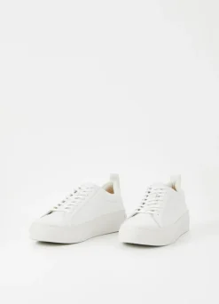 Zoe Platform Sneakers, White, 35