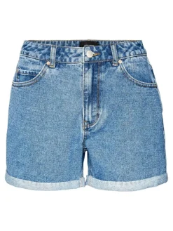 Zuri Loose Shorts, Medium Blue Denim, S